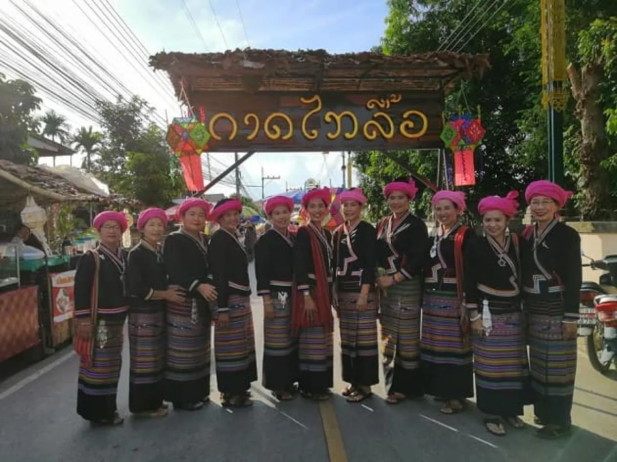 Cloth Dyeing Activity at Dai Lue's Lifestyle Community in Phayao Province