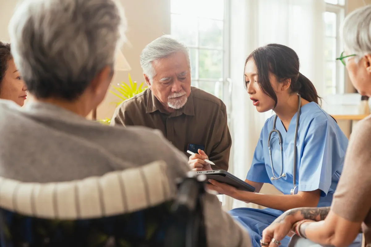 Wie man sich als Anbieter von Dienstleistungen im Gesundheitswesen für ältere oder hilfsbedürftige Personen in einem Unternehmen registrieren lässt
