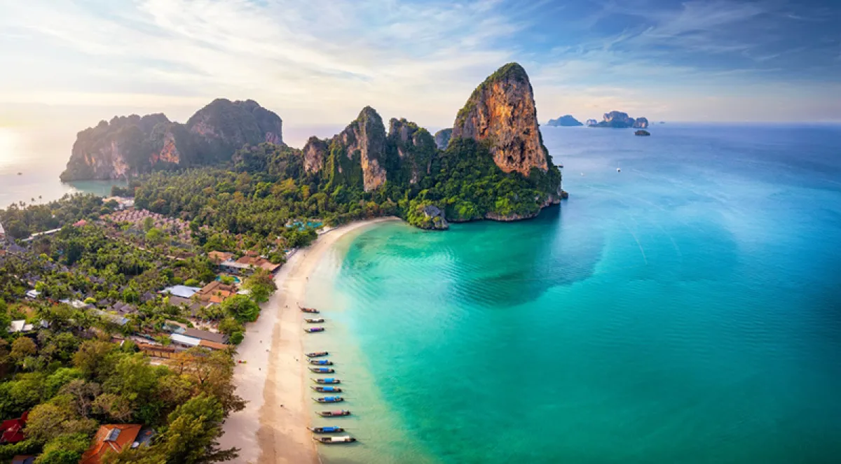Railay Beach, Krabi Province,...