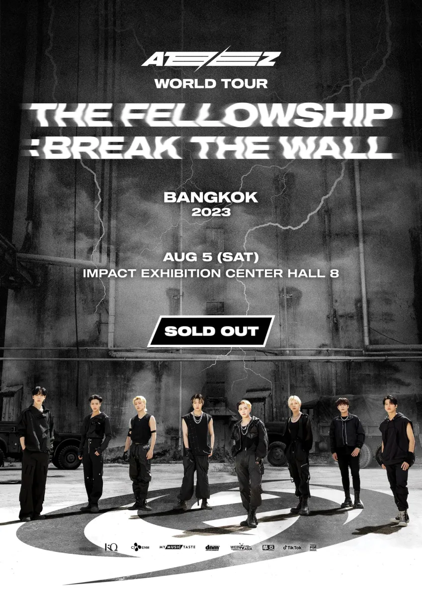 Reisekalender – ATEEZ-Konzert 2023 Bangkok, Thailand