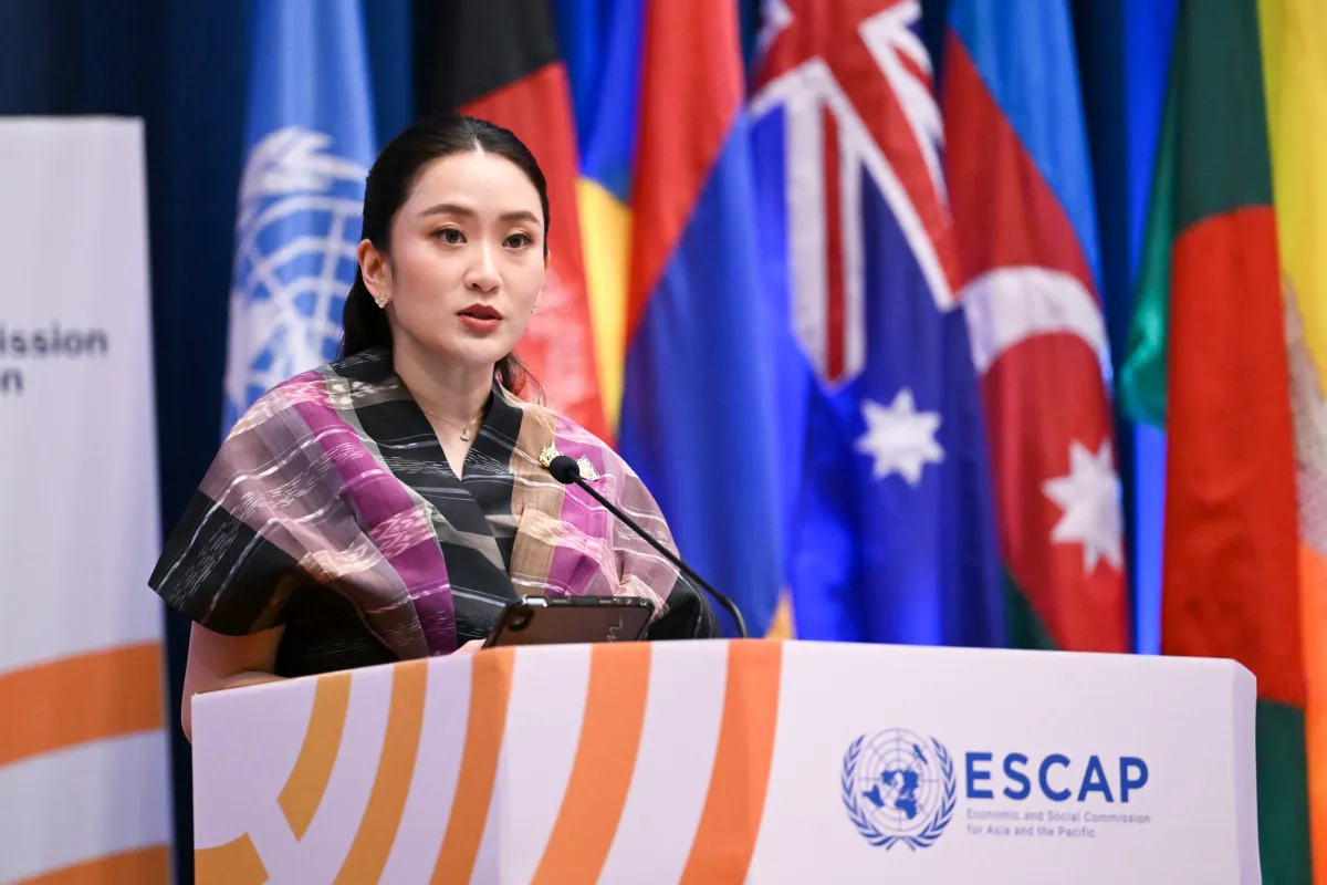 首相は、国連の経済総会において、タイの役割を強調しました。