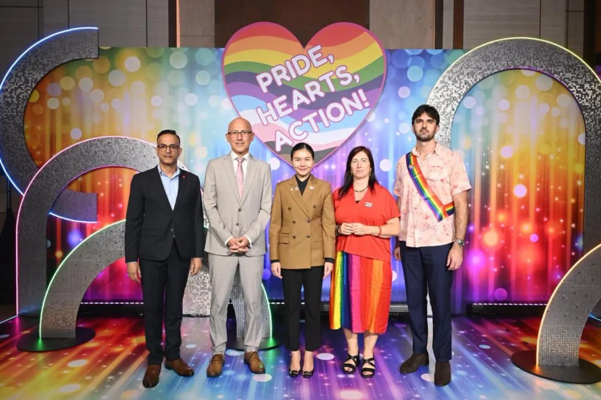 二〇二五年六月、タイのバンコクにあるコンラッドバンコクホテルで、「イーユー・オーストラリア・カナダ・イギリス合同プライドレセプション二〇二五」が開催されました。