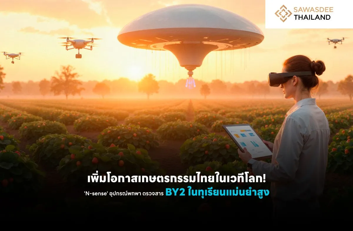เพิ่มโอกาสเกษตรกรรมไทยในเวทีโลก! 'N-sense' อุปกรณ์พกพา ตรวจสาร BY2 ในทุเรียนแม่นยำสูง