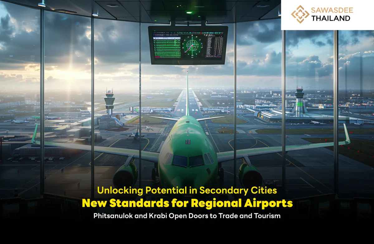 Unlocking Potential in Secondary Cities  New Standards for Regional Airports  Phitsanulok and Krabi Open Doors to Trade and Tourism