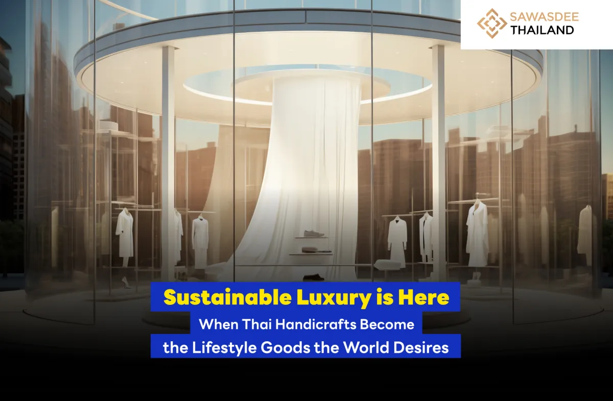 Sustainable Luxury is Here  When Thai Handicrafts Become the Lifestyle Goods the World Desires