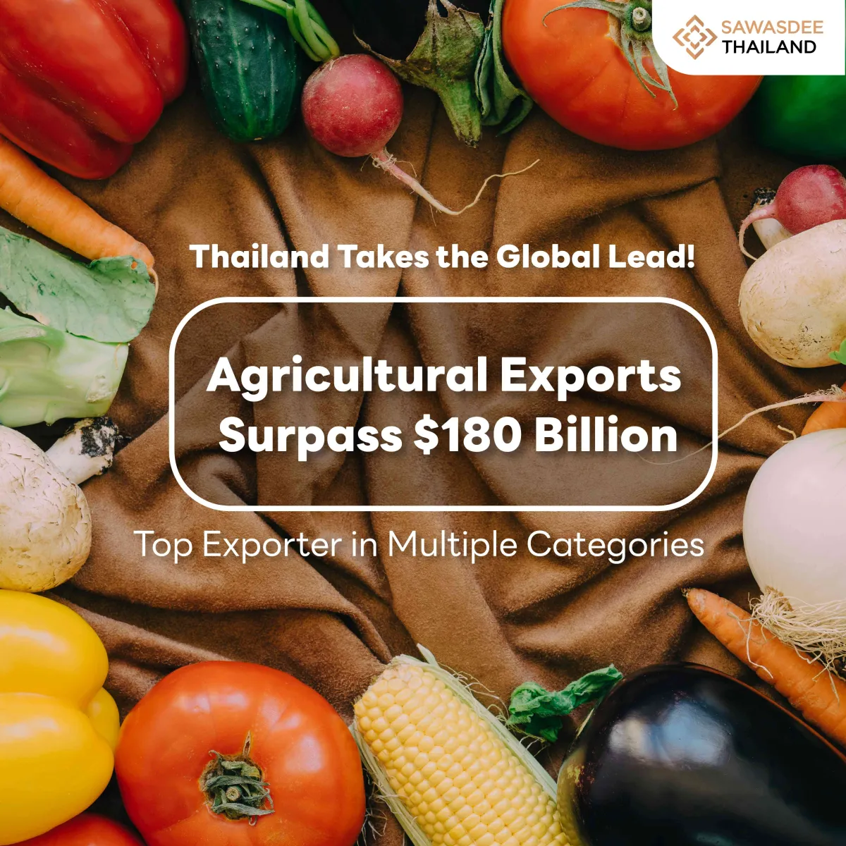 Thailand Takes the Global Lead! Agricultural Exports Surpass $180 Billion Top Exporter in Multiple Categories