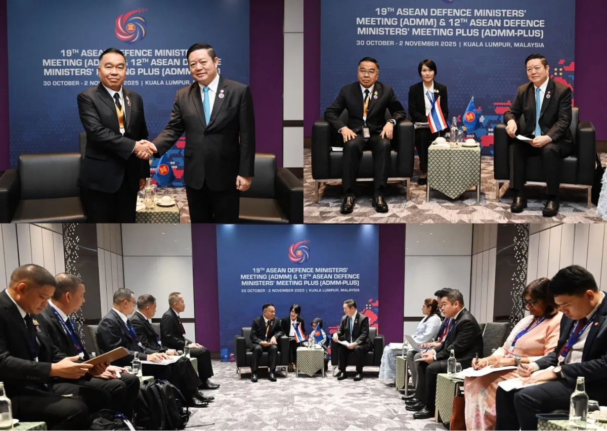 ประมวลภาพ : รัฐมนตรีว่าการกระทรวงกลาโหม หารือทวิภาคีกับเลขาธิการอาเซียน