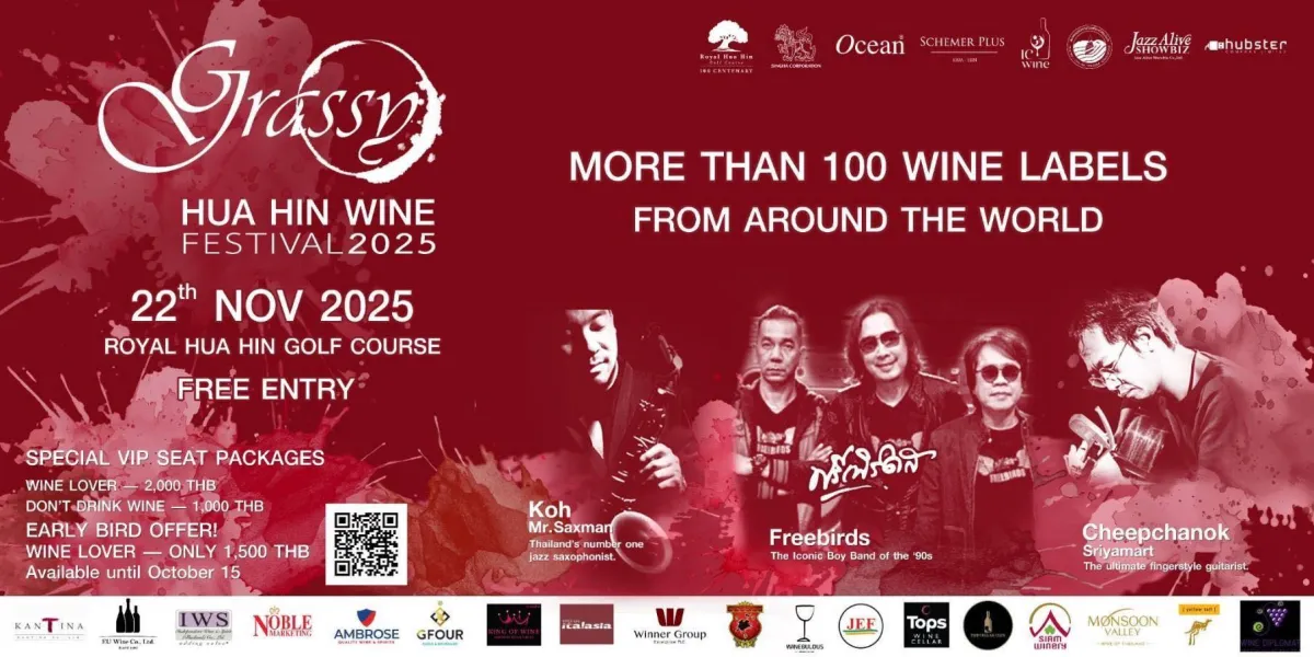 Grassy Hua Hin Wine Festival 2025