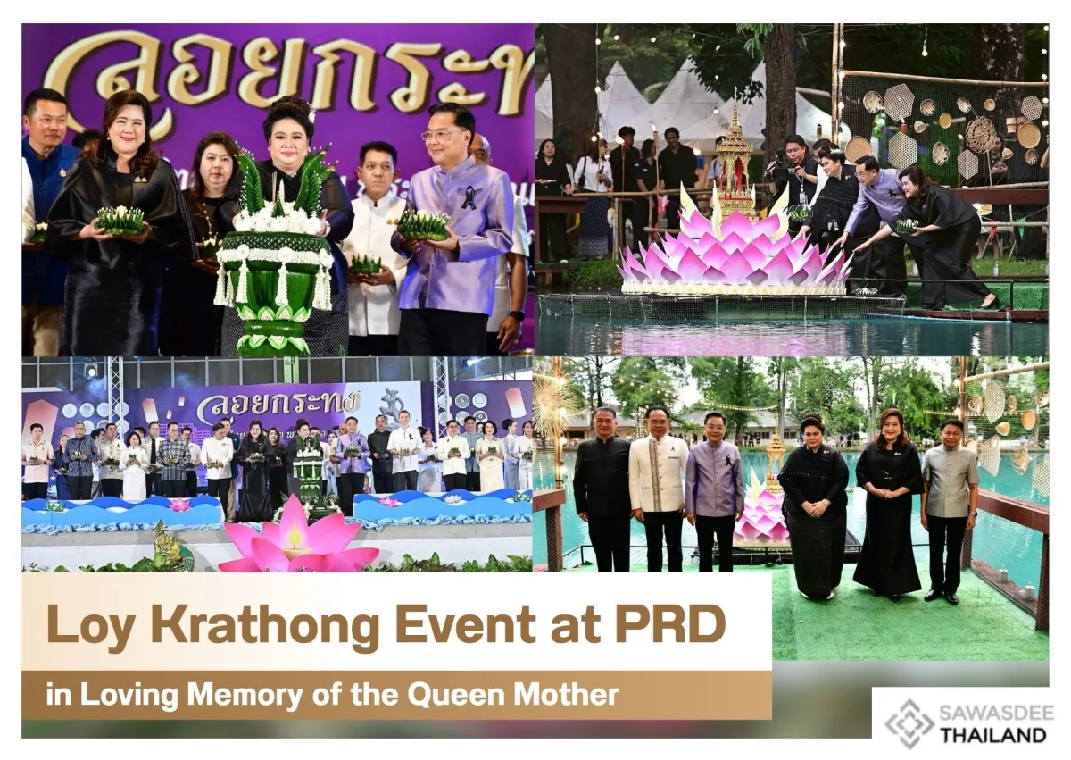 Loy Krathong Event at PRD in Loving Memory of the Queen Mother