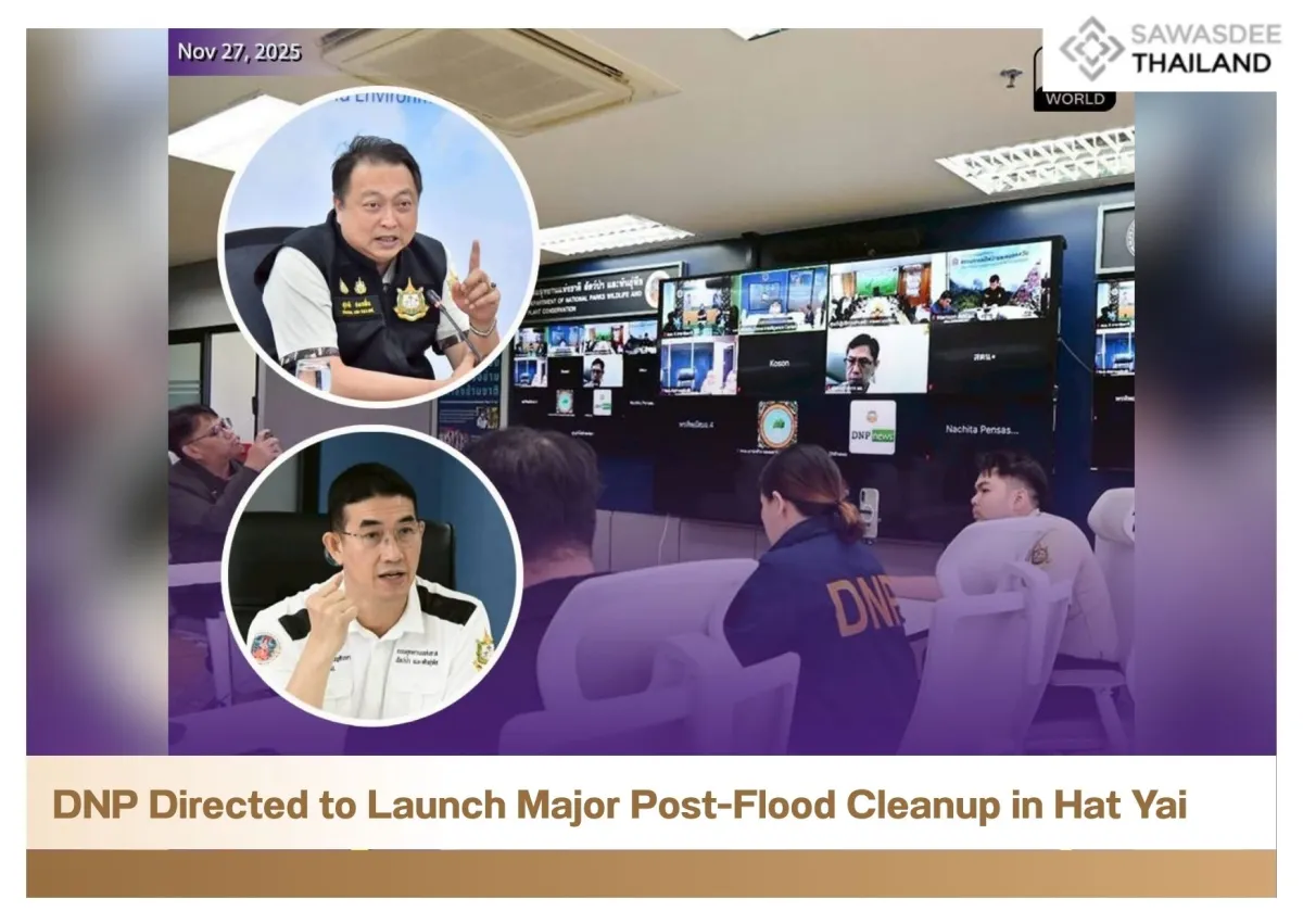 DNP Directed to Launch Major Post-Flood Cleanup in Hat Yai