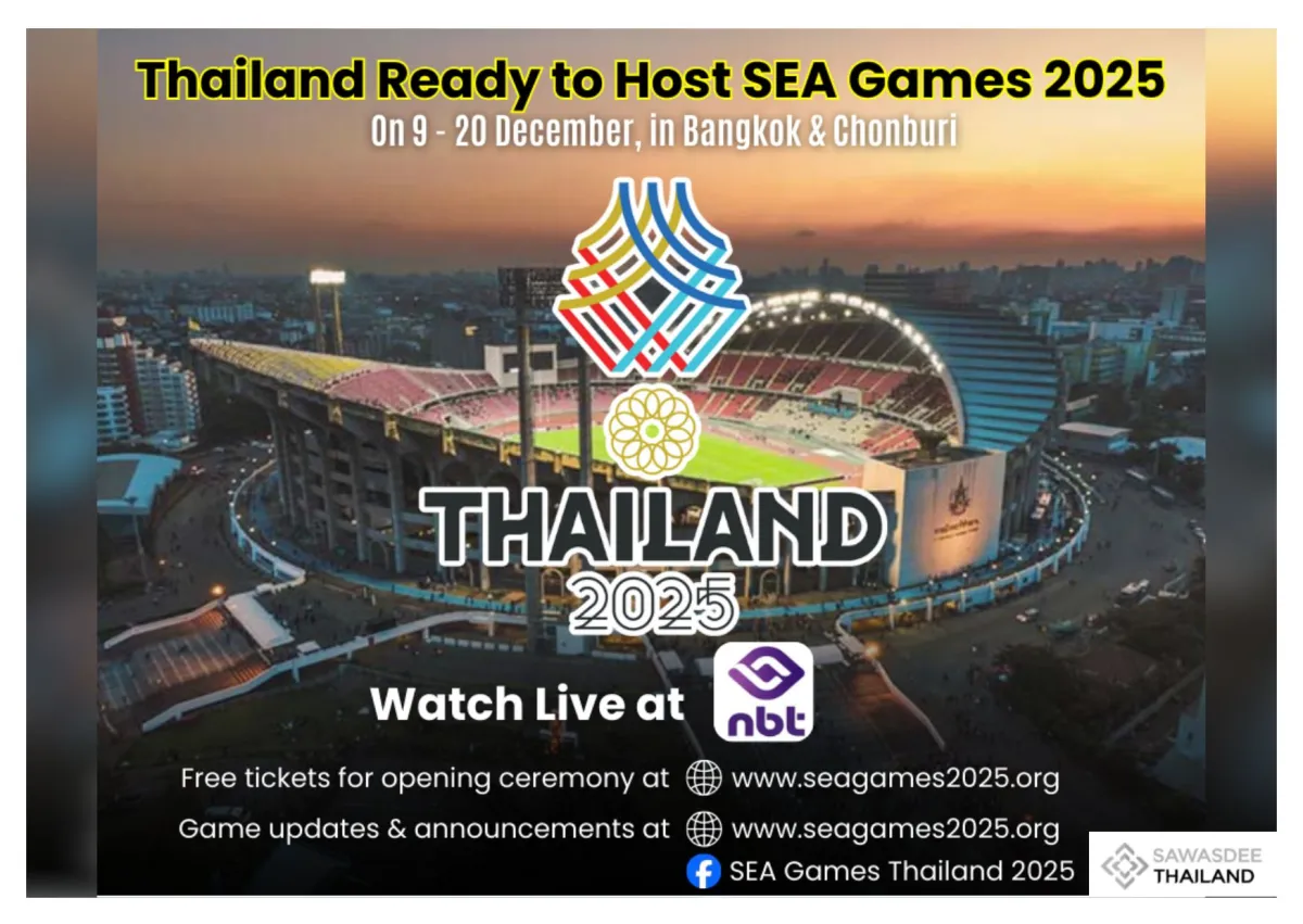 Thailand Ready to Host SEA Games 2025, 9-20 December