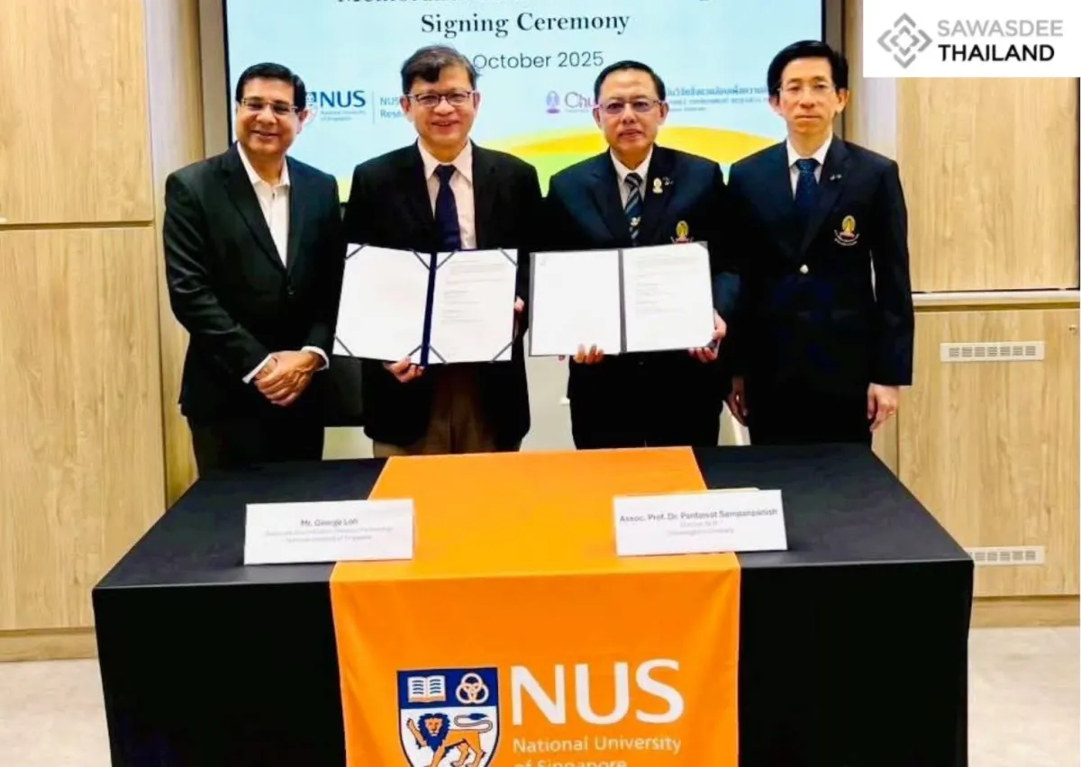 Chulalongkorn University and NUS Forge Partnership for Global Environmental Sustainability