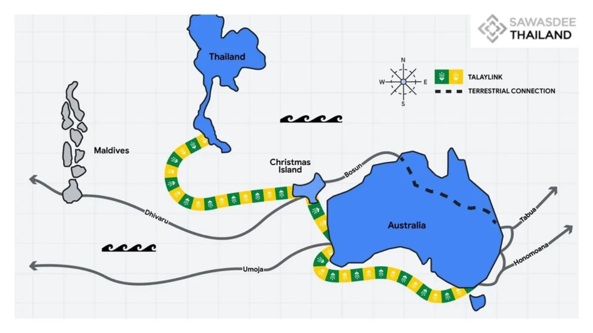 Thailand Strengthens Digital Gateway Role with Google’s ‘TalayLink’ Subsea Cable