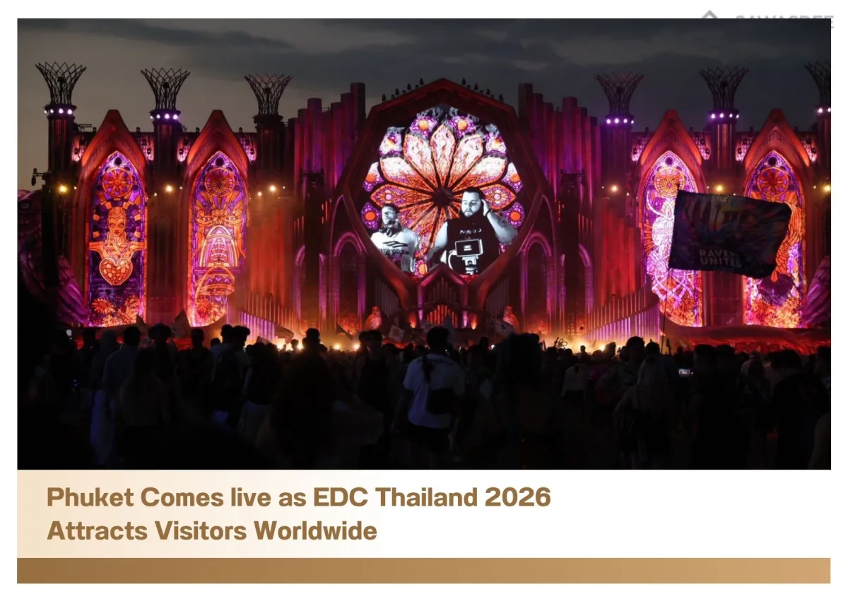 Phuket Comes live as EDC Thailand 2026 Attracts Visitors Worldwide