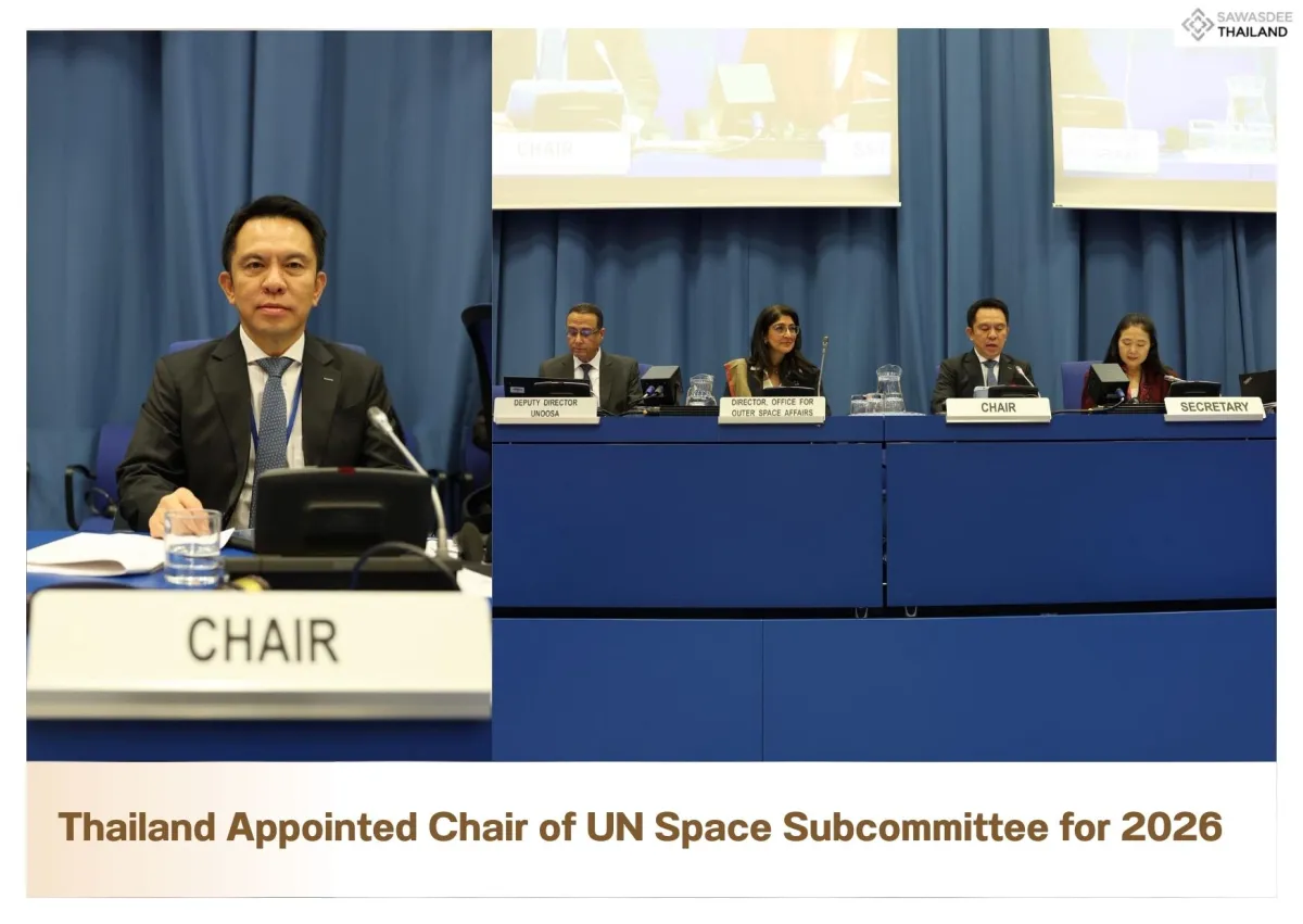 Thailand Appointed Chair of UN Space Subcommittee for 2026