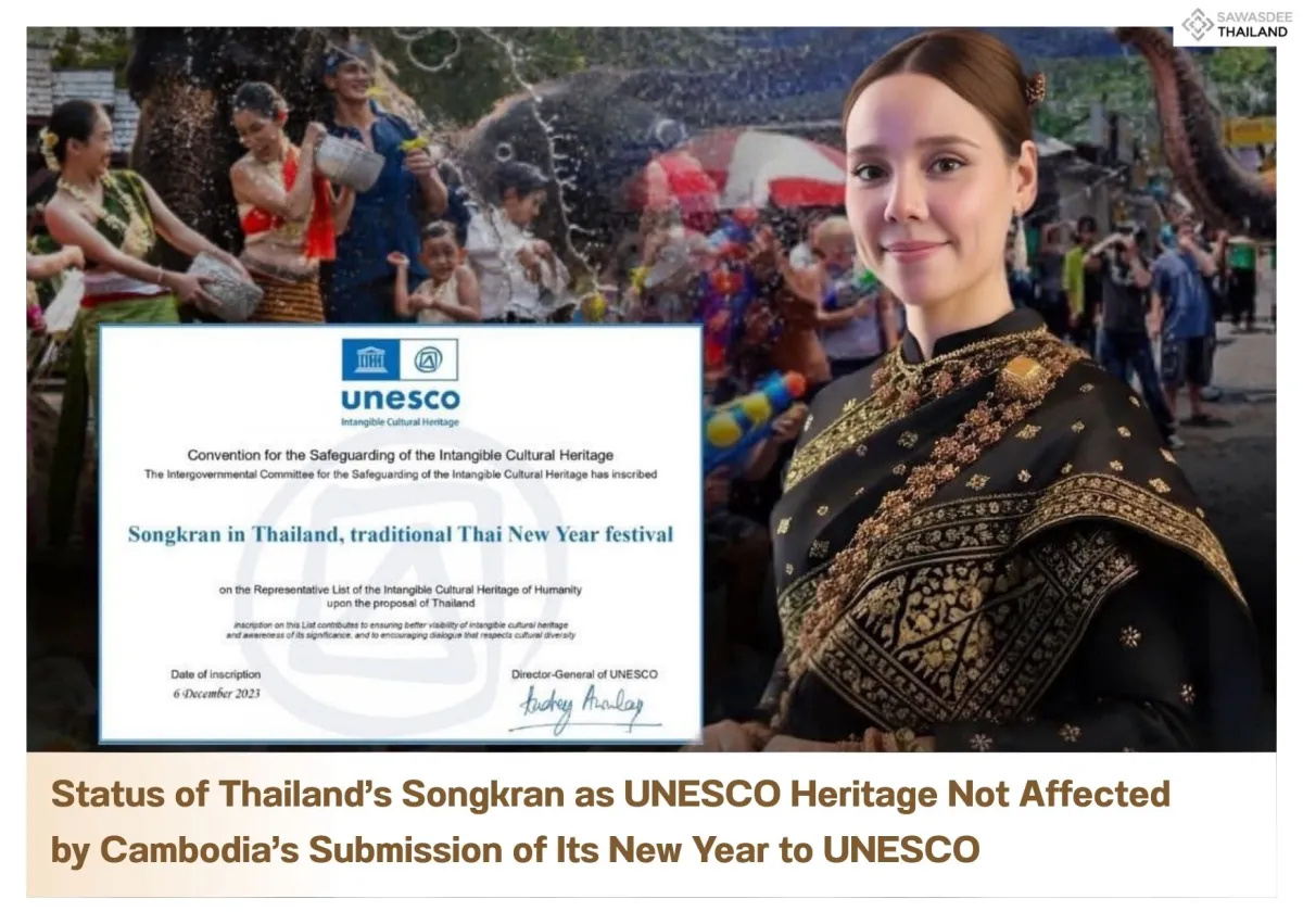 Status of Thailand’s Songkran as UNESCO Heritage Not Affected by Cambodia’s Submission of Its New Year to UNESCO