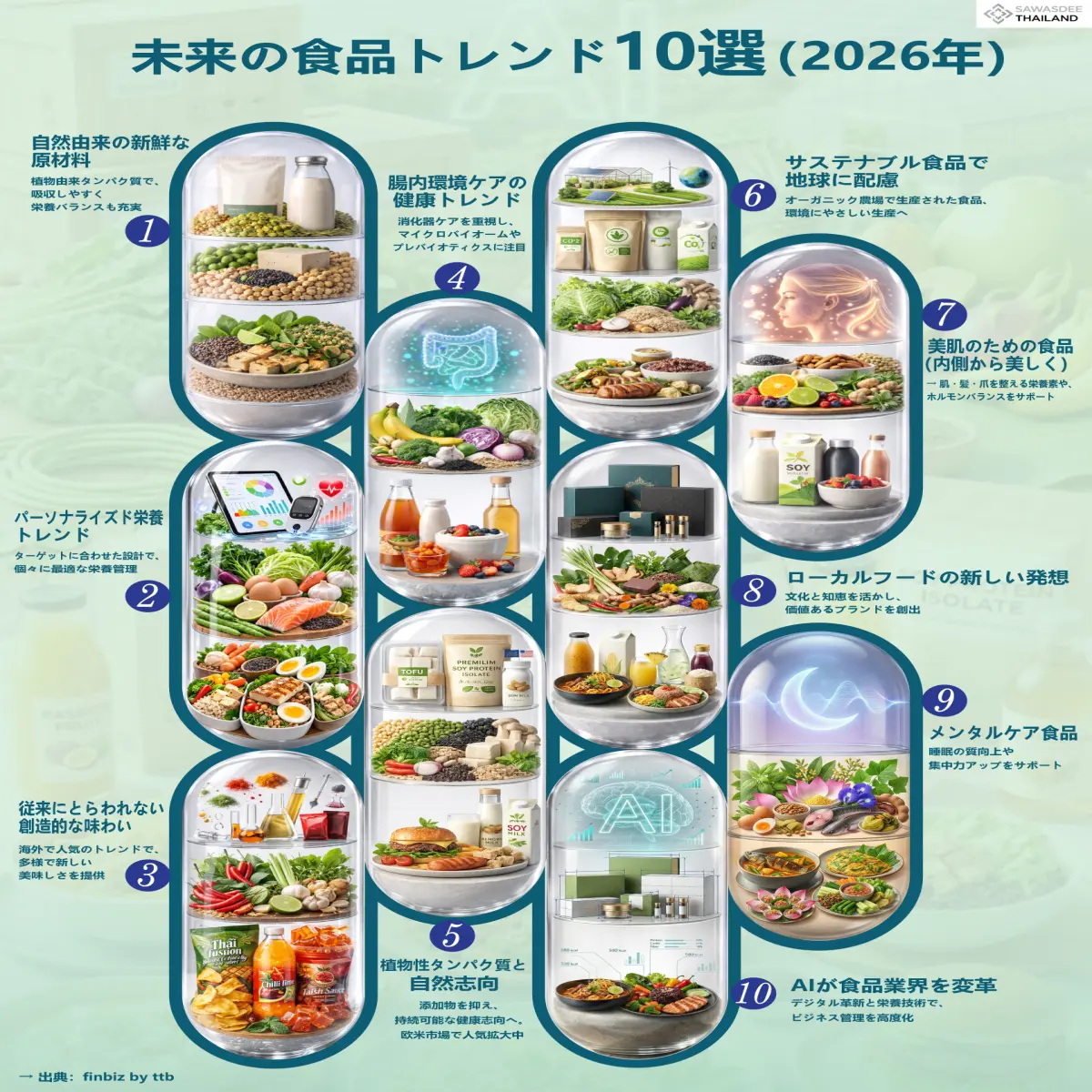 未来の食品トレンド10選（2026年...