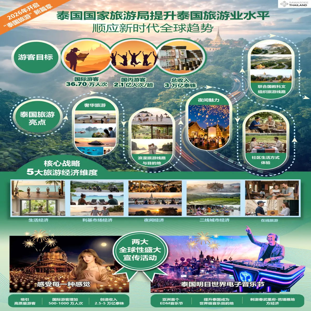 泰国国家旅游局提升泰国旅游业水...