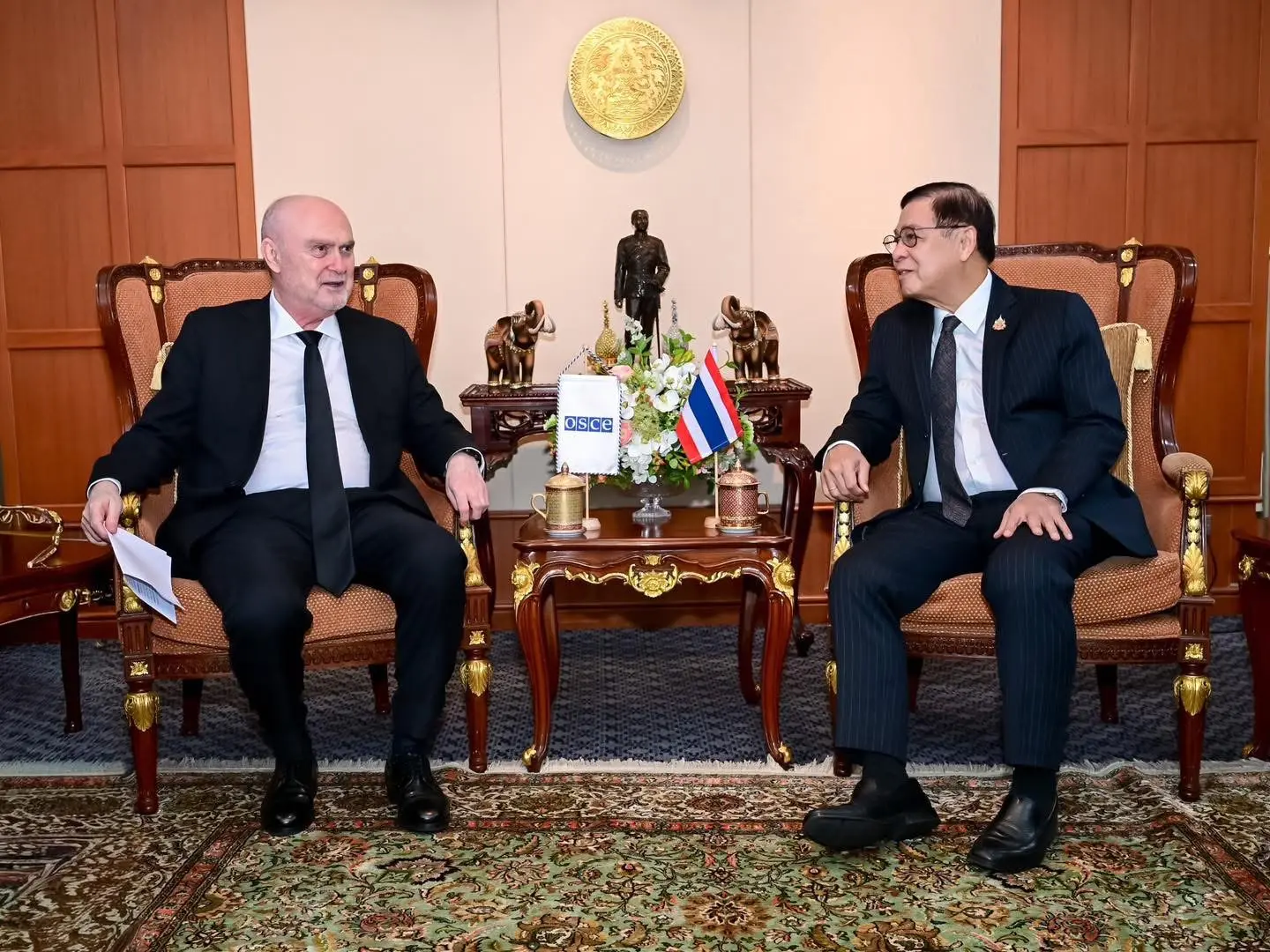 Deputy Prime Minister and Minister of Foreign Affairs meets with Secretary-General of the Organization for Security and Co-operation in Europe (OSCE)
