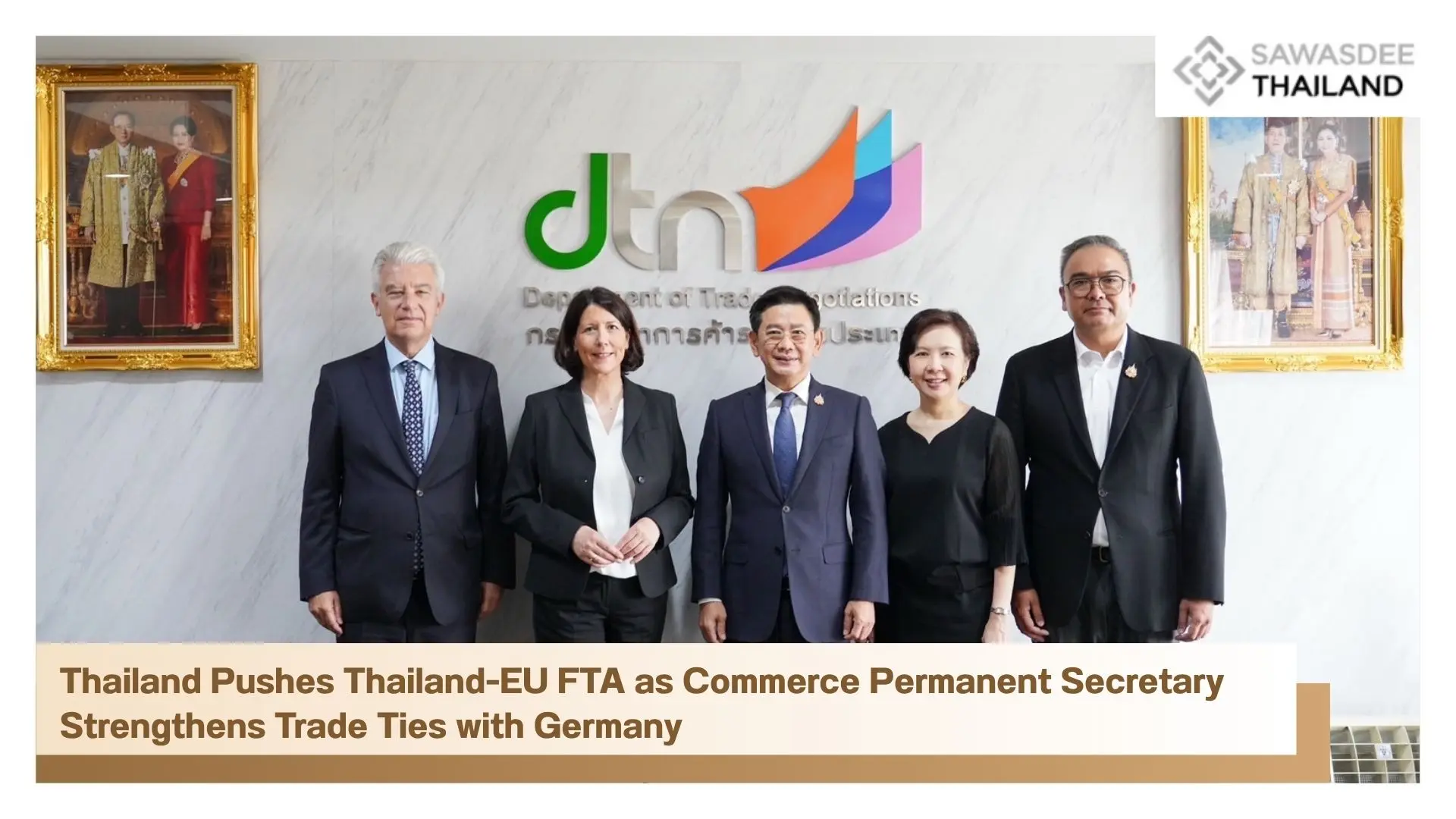 Thailand Pushes Thailand-EU FTA as Commerce Permanent Secretary Strengthens Trade Ties with Germany
