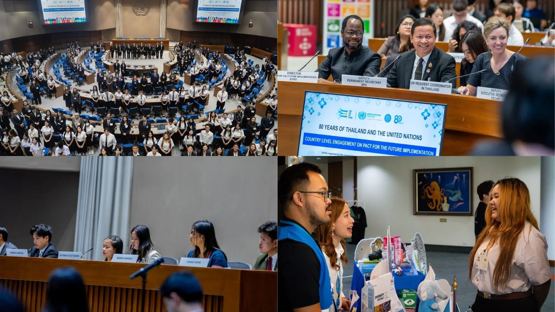 Thailand marks 80 years of UN partnership with commitment to youth and future generations