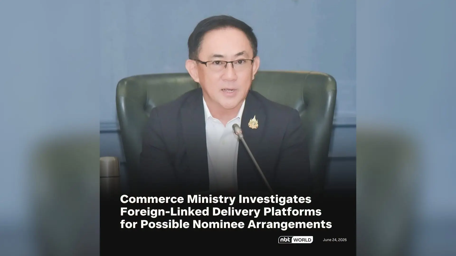 Thailand Investigates Foreign-Linked Delivery Platform for Possible Nominee Arrangement