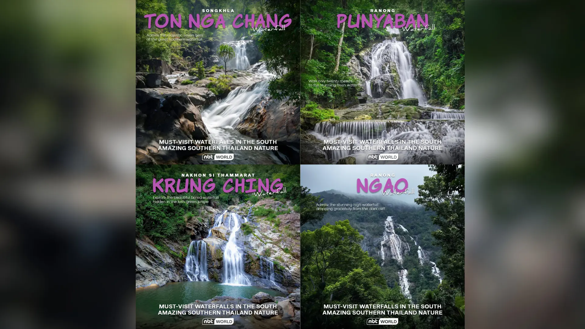 Discover Waterfalls in Southern Thailand