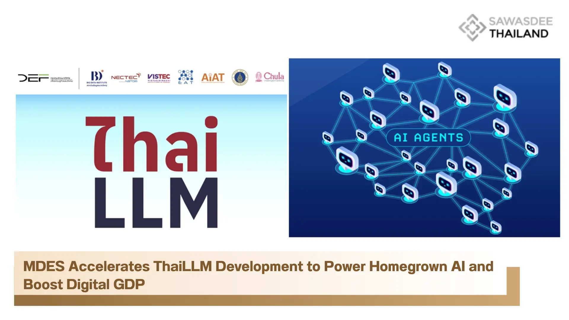 MDES Accelerates ThaiLLM Development to Power Homegrown AI and Boost Digital GDP